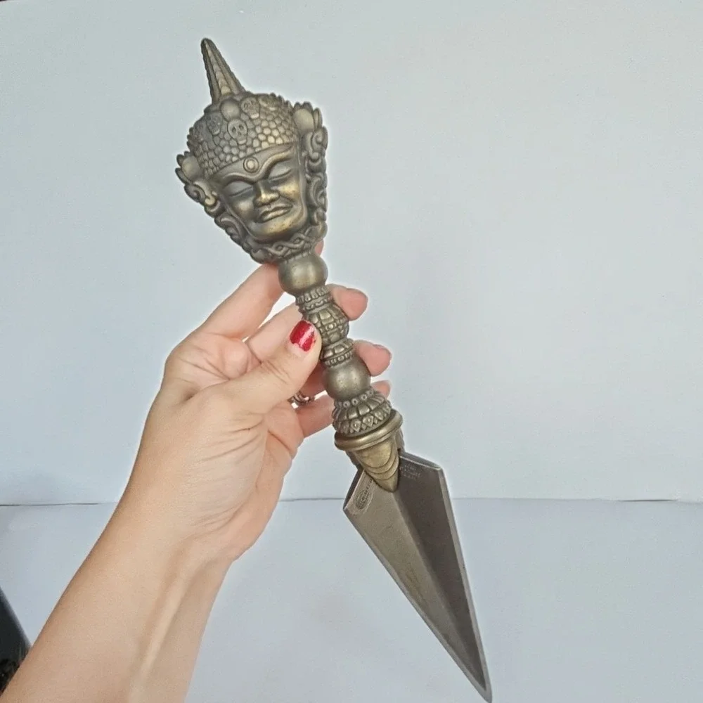 Vintage The Shadow Tibetan‎ Phurba Dagger 1994 Licensed Reproduction In Box 1674